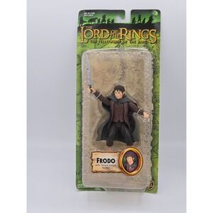 New Toy Biz 2003 Lord‎ of the Rings Figure: Frodo with sword Attack Action